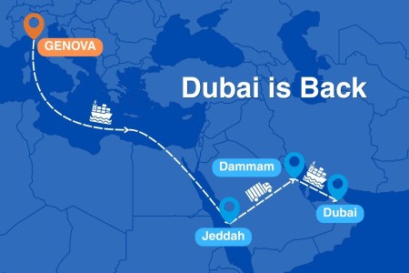 Dubai torna operativa: ripartono le spedizioni via Jeddah e Dammam